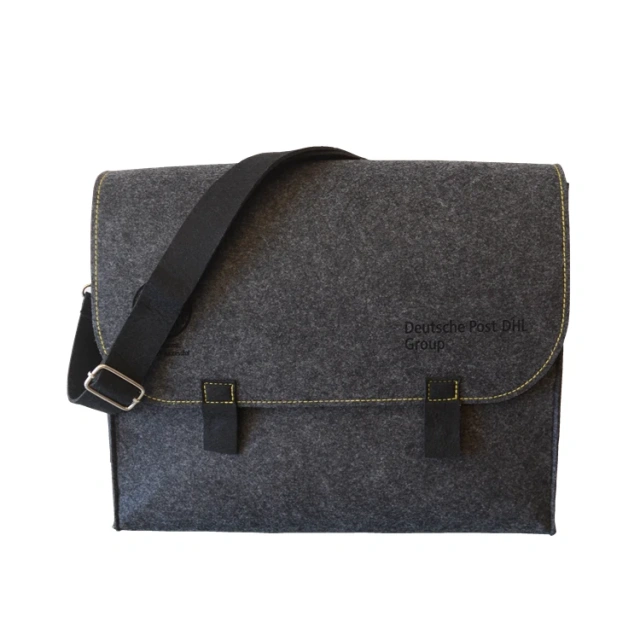 Fornecedores on-line da China vascara bolsa dobrável personalizada de feltro para laptop bolsa de ombro mensageiro mochila pasta bolsa postal para homens