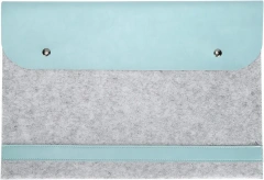 2024 nouveau style de luxe en feutre valise organisateur de rangement sac d'affaires mallette ordinateur portable housse de protection étui pour ordinateur portable