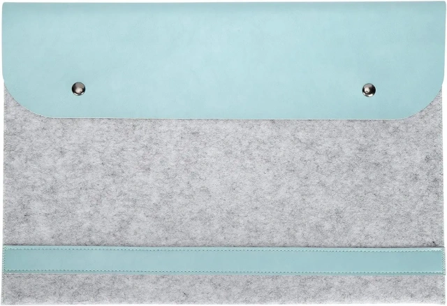 2024 nouveau style de luxe en feutre valise organisateur de rangement sac d'affaires mallette ordinateur portable housse de protection étui pour ordinateur portable