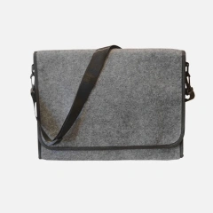 Sac à bandoulière unisexe en feutre avec logo personnalisé pour facteur, mallette pour ordinateur portable, sac à bandoulière pour hommes et femmes avec bandoulière réglable