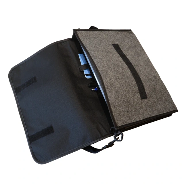 Sac à bandoulière unisexe en feutre avec logo personnalisé pour facteur, mallette pour ordinateur portable, sac à bandoulière pour hommes et femmes avec bandoulière réglable