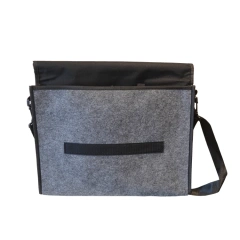 Sac à bandoulière unisexe en feutre avec logo personnalisé pour facteur, mallette pour ordinateur portable, sac à bandoulière pour hommes et femmes avec bandoulière réglable