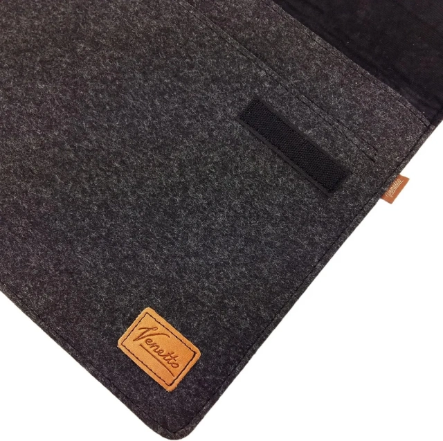 Simple custom design 13 inch mottled black felt sleeve case laptop felt bag for smartphone documents