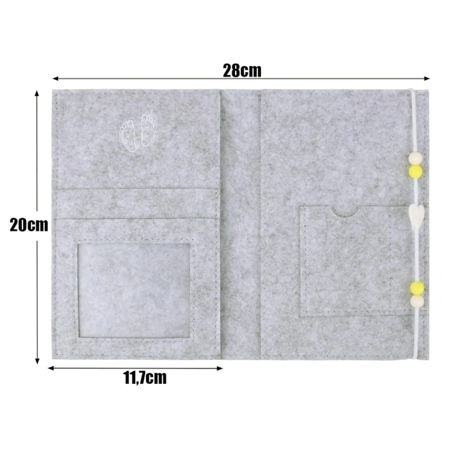 حقيبة حمل جديدة مصنوعة من اللباد مخصصة للأمهات الحوامل