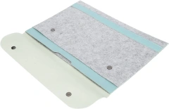 2024 nouveau style de luxe en feutre valise organisateur de rangement sac d'affaires mallette ordinateur portable housse de protection étui pour ordinateur portable