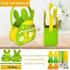 Kids Fun Education Craft DIY Easter Flower Bag Felt Sew Kit