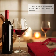 Túi Tote đựng rượu vang du lịch cách nhiệt tùy chỉnh có logo Túi Tote đựng chai rượu có thể tái sử dụng