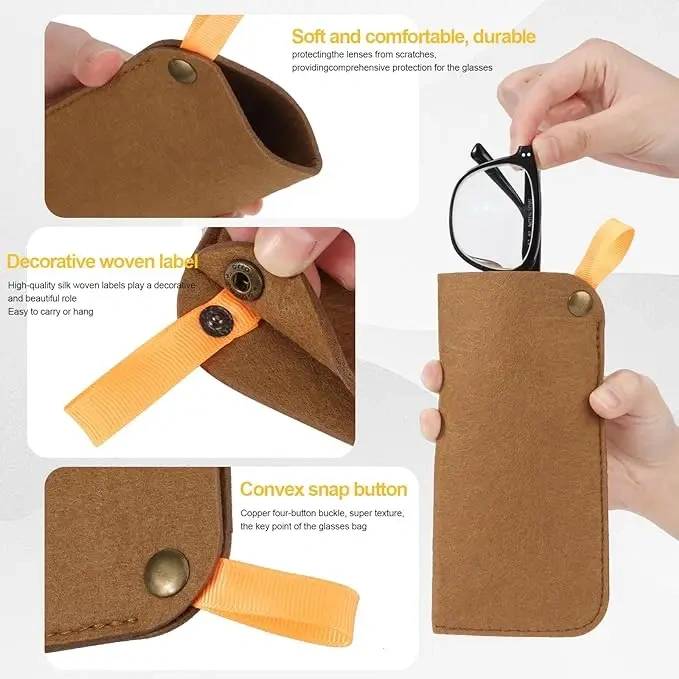 cheap bulk buy unisex kids merino wool foldable easy felt personalized hard sunglasses glasses eyeglasses pouch case