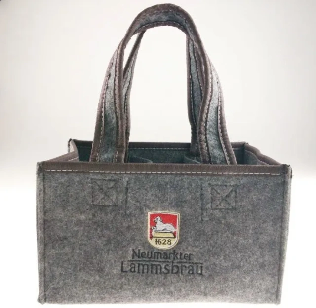 bán buôn tùy chỉnh 24x16x16cm túi giữ lạnh 6 túi đựng rượu vang đỏ vải nỉ không dệt túi đựng chai bia nước cho lễ hội Oktoberfest