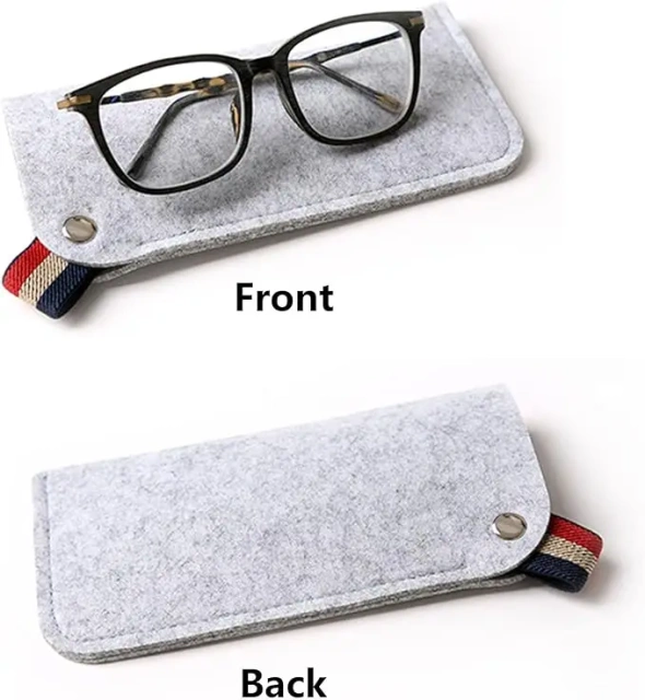 hot sale cheap gray blue black for most soft portable bag pen glasses case pouch foldable protective eyeglasses cover