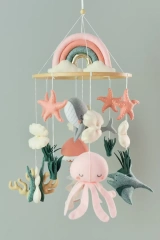 لعبة نجم البحر، شيطان البحر، الأخطبوط، قنديل البحر، لعبة أطفال مصنوعة من اللباد