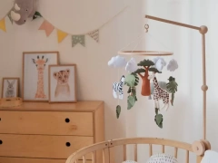 Safari Forest Animals Tree Nursery Felt Crib Baby Mobile