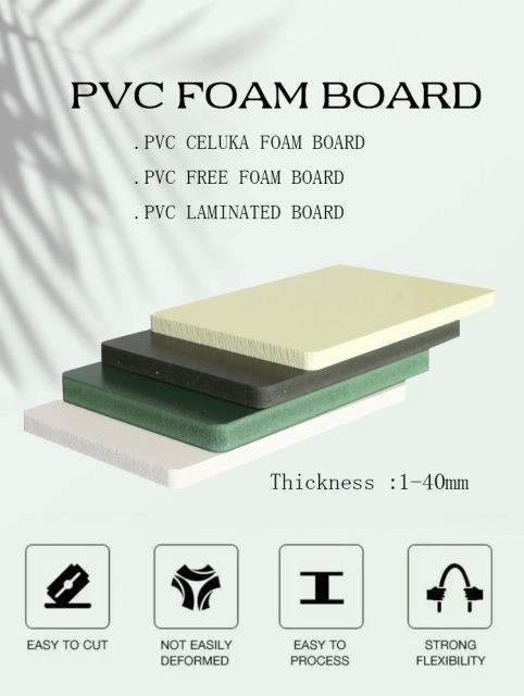 軽量防水PVCフォームボードと壁のクラッディング用PVCシートメーカー