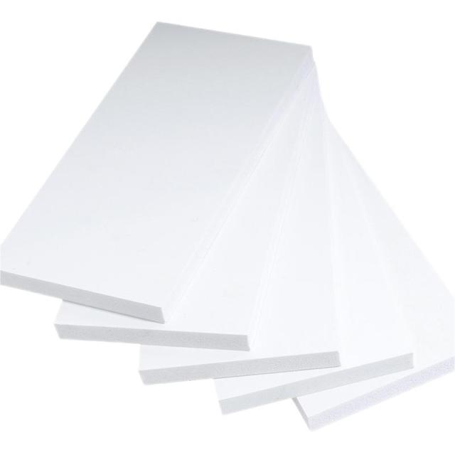 White colored pvc foam sheets white hard pvc foam 5mm 12mm plastic sheet pvc foam board