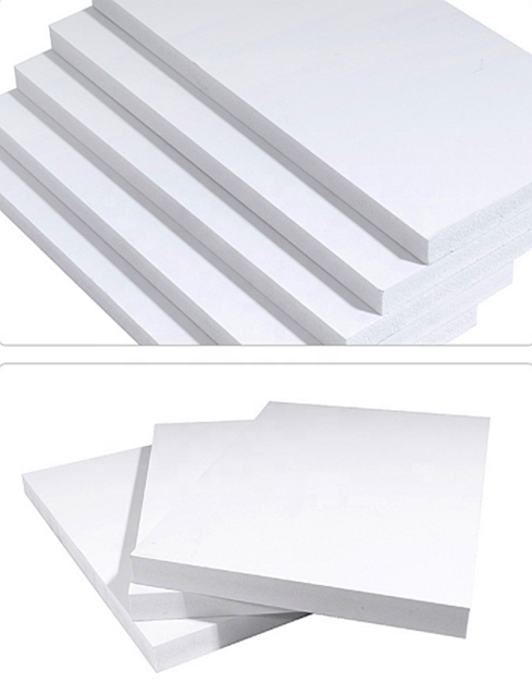 China hot sale 0.55 density 3mm 5mm 8mm 12mm thickness 4x8 forex sintra pvc foam sheet for printing