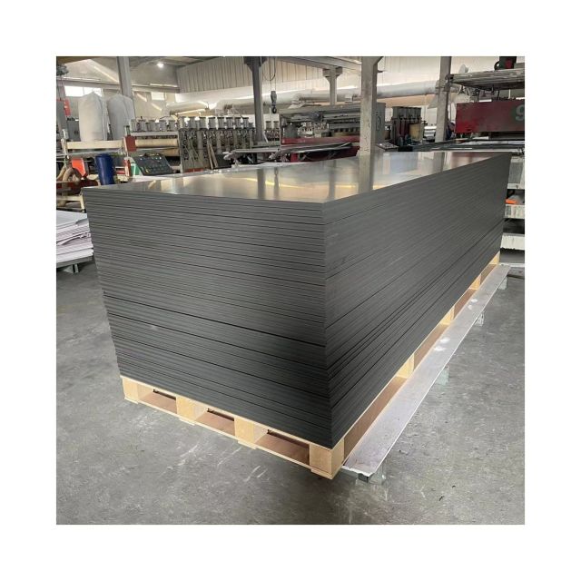 14mm High Density PVC Foam Sheet Black with Good Tenacity Waterproof and Rigid for Advertising Plastic Sheets