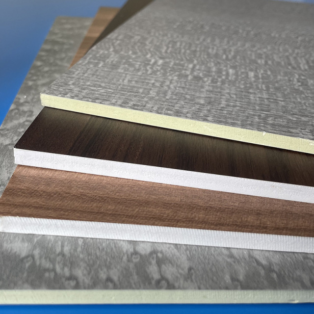 16mm High-Density PVC Skinned Foam Board, also known as Andy Board or Wood Plastic Board, is used as a substrate for kitchen and bathroom cabinets.