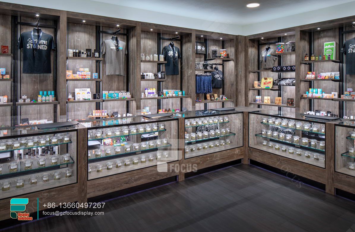cigarette display modern smoke shop show case display glass
