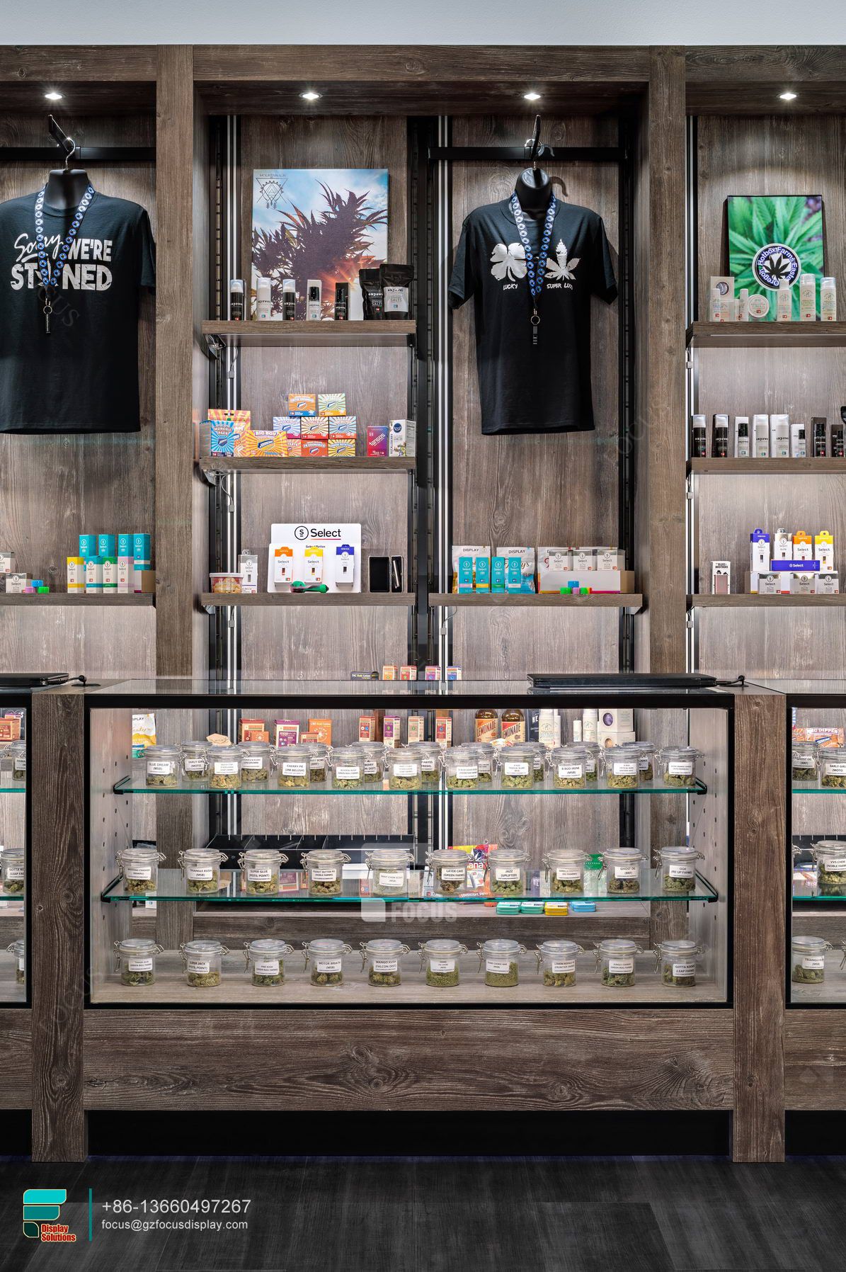 cigarette display modern smoke shop show case display glass