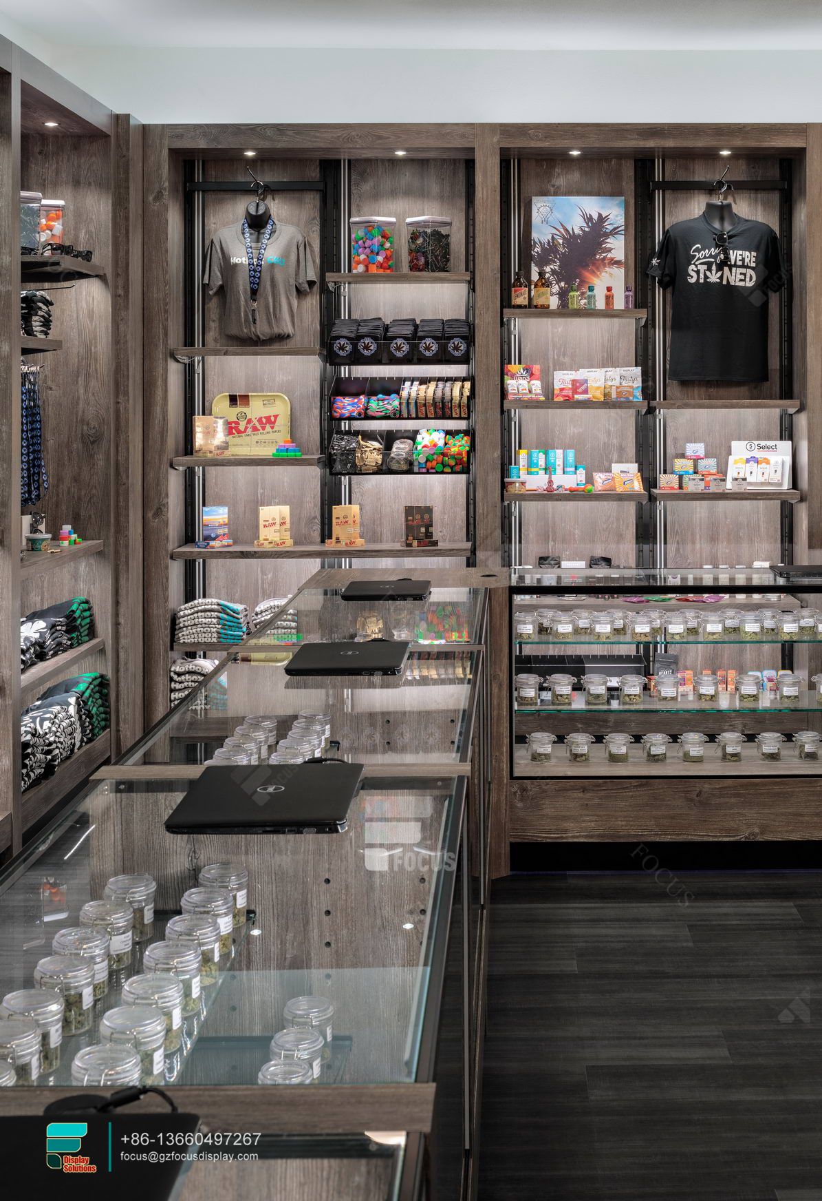cigarette display modern smoke shop show case display glass