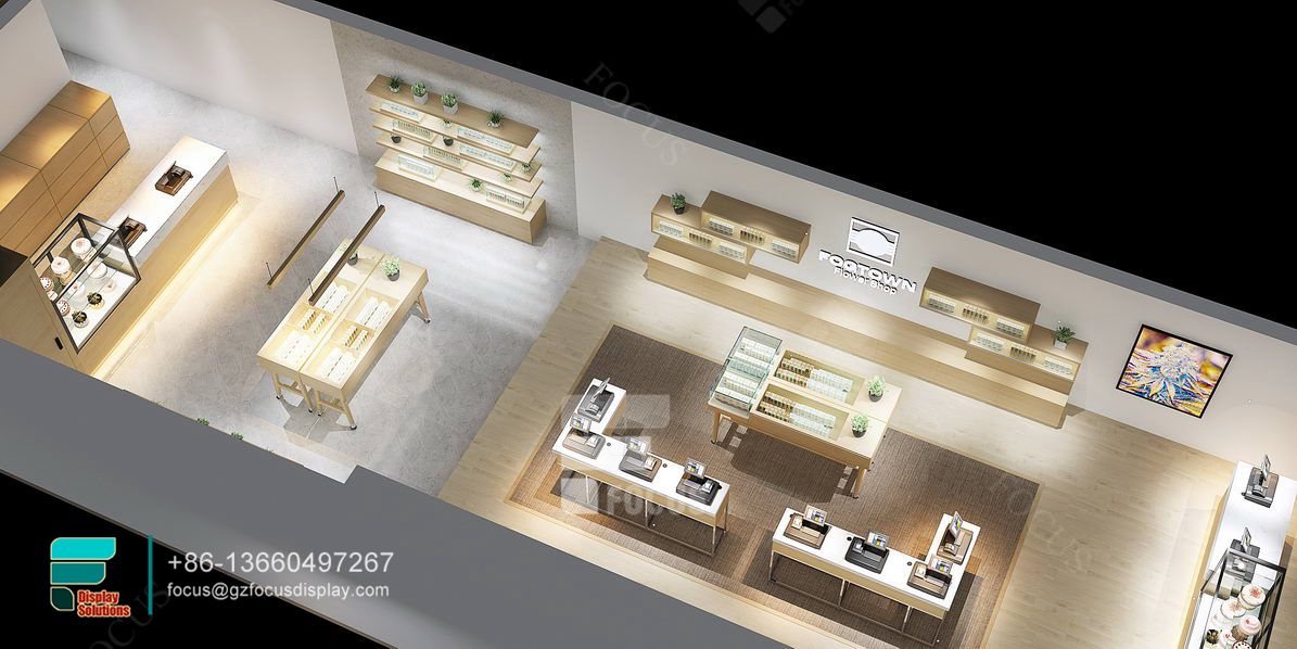 dispensary design glass display racks tobacco shop furniture