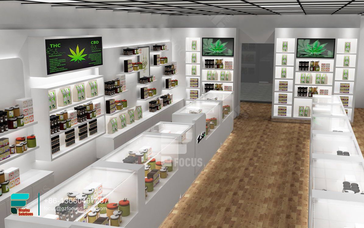 Smoke Cabinets Glass Display Tobacco Store Fixtures