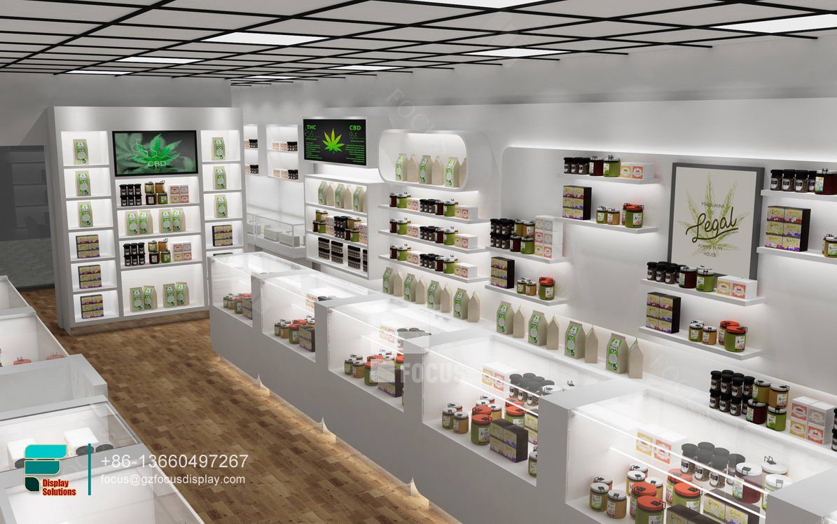 Smoke Cabinets Glass Display Tobacco Store Fixtures