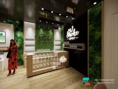 Cigar Room Furniture Glass Display Case Tobacco Shop Design