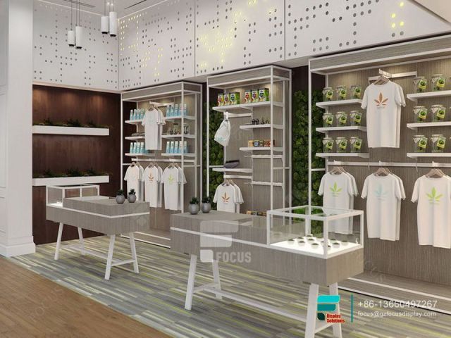 Dispensary Display And Design Shop Glass Display Shelves