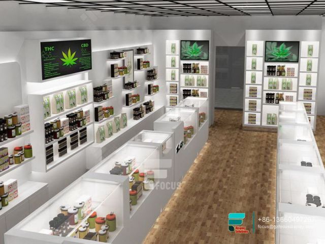 Smoke Cabinets Glass Display Tobacco Store Fixtures