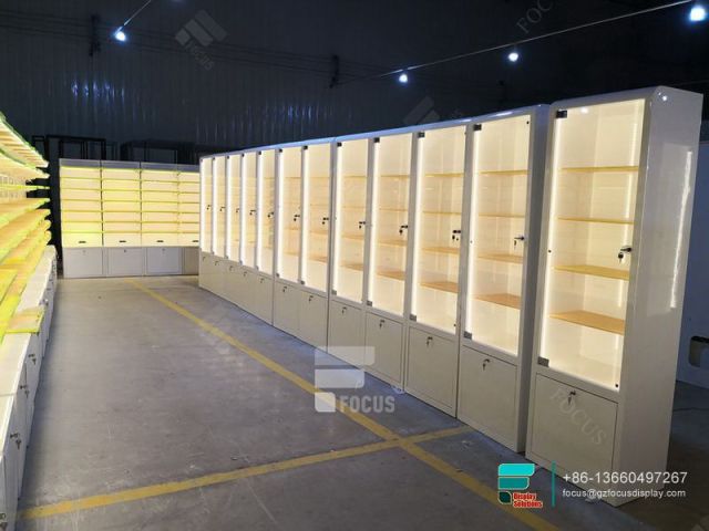 Smoke Stand Glass Display Showcase Tobacco Store Fixtures
