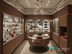 Cigar Lounge Furniture Glass Showcase Tobacco Display Cases