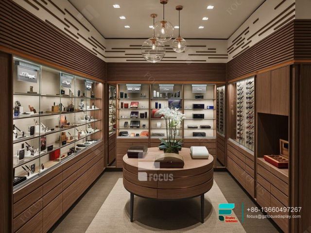 Cigar Lounge Furniture Glass Showcase Tobacco Display Cases