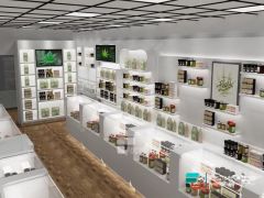 Smoke Cabinets Glass Display Tobacco Store Fixtures