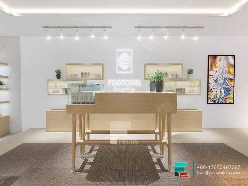 Dispensary Design Glass Display Racks Tobacco Shop Furniture