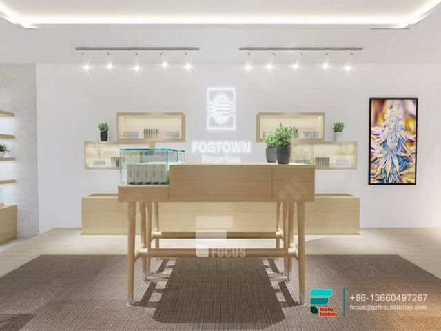 Dispensary Design Glass Display Racks Tobacco Shop Furniture