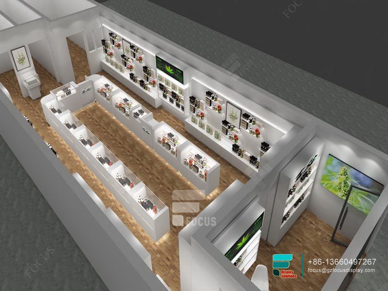 Smoke Cabinets Glass Display Tobacco Store Fixtures