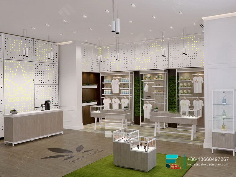 Dispensary Display And Design Shop Glass Display Shelves