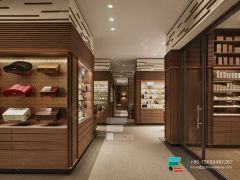 Cigar Lounge Furniture Glass Showcase Tobacco Display Cases