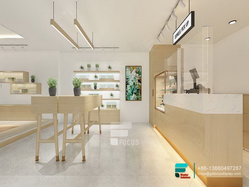 Dispensary Design Glass Display Racks Tobacco Shop Furniture