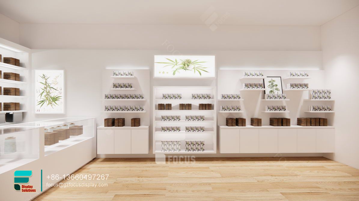 cigarette display case glass retail counter smoke shop furniture