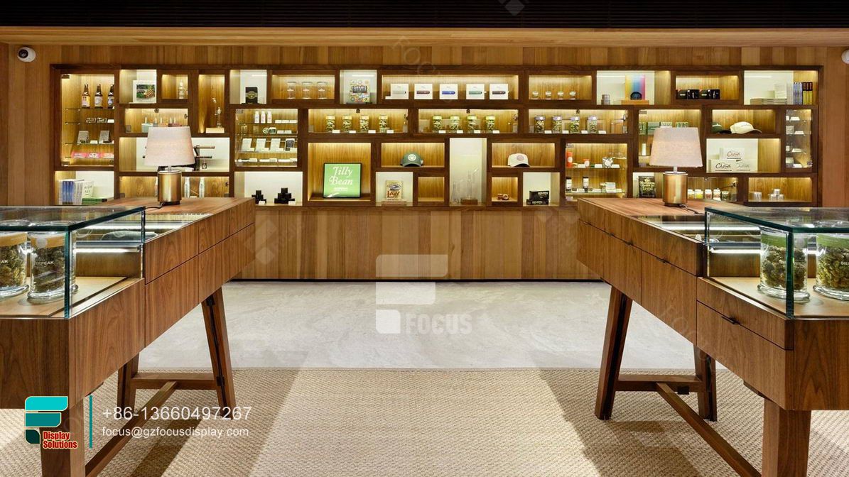 high end custom cigarette stand glass cabinet display case