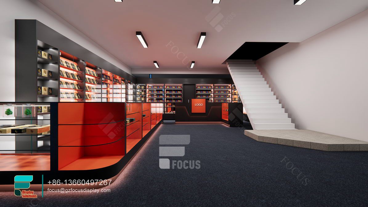 modern tobacco cabinet showcases glass display cabinets