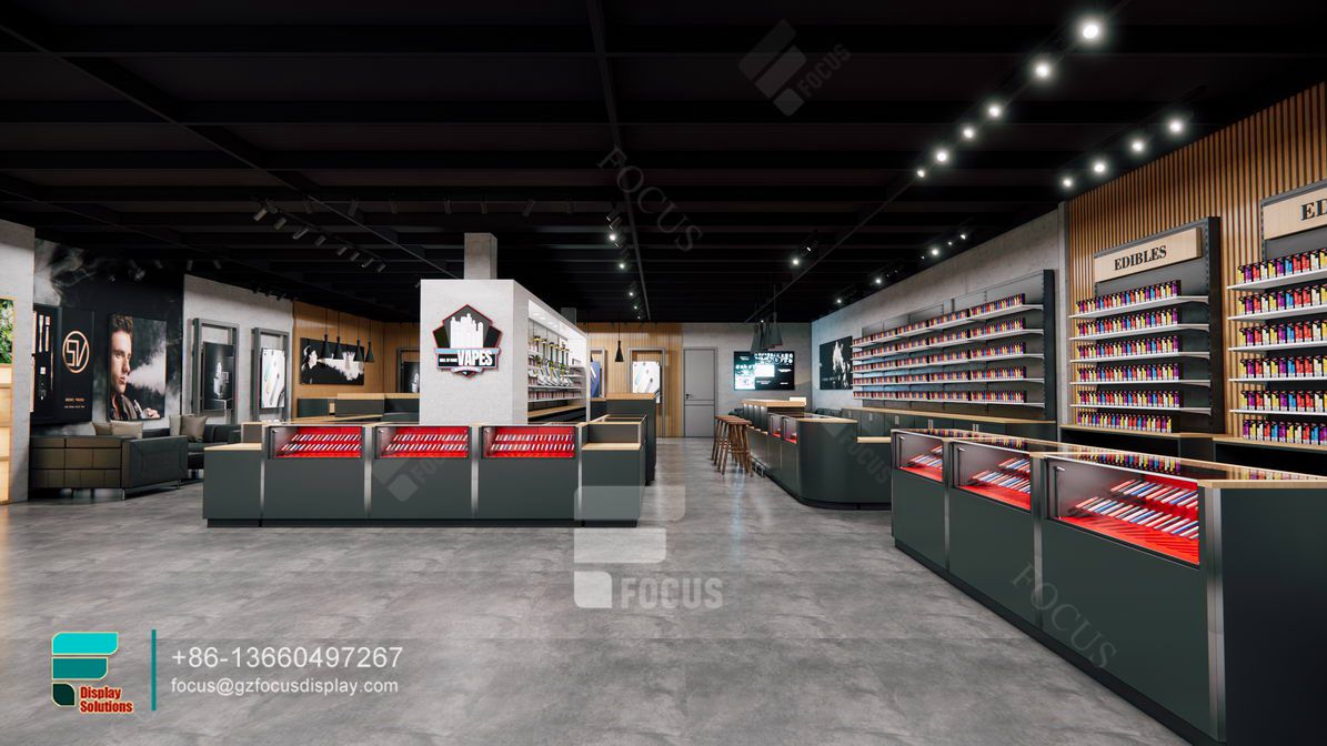 tobacco display rack glasses wall display cigarette shelves