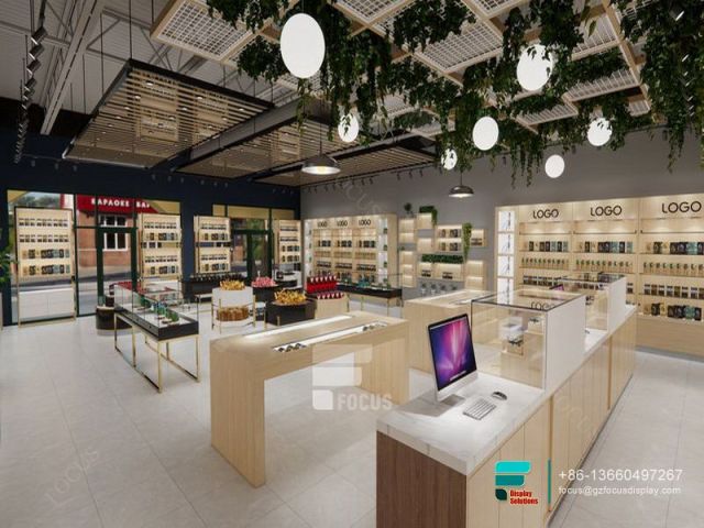 Tobacco Fixture Glass Case Display Cigarette Counter