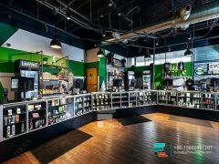 Dispensary Display Case Glass Display Cabinet Modern Showcase