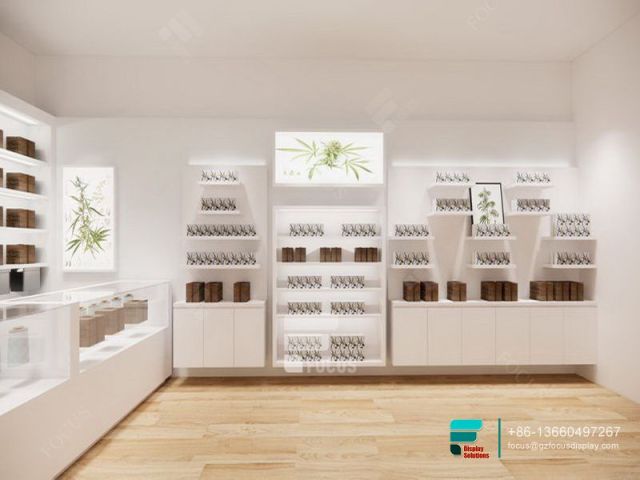 Cigarette Display Case Glass Retail Counter Smoke Shop Furniture