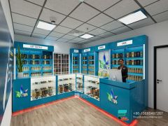 Medicine Cabinet Dispensary Glass Counter For Shop