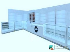 Smoke Shop Showcase Glass Shelves Cabinet Cigarette Display