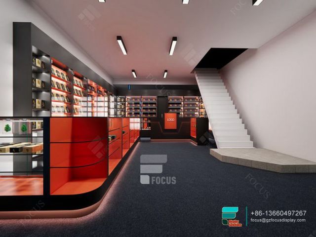Modern Tobacco Cabinet Showcases Glass Display Cabinets